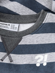 NAME IT Sweatshirt Ovillo Light Grey Melange